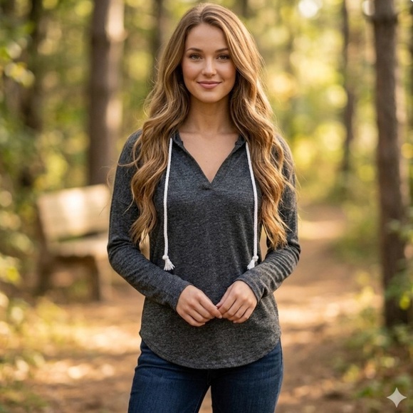 Tops - Hooded Sweatshirt